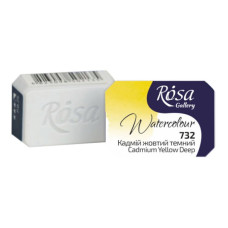 Краска акварельная ROSA GALLERY 2,5 мл кадмий желтый темный 732